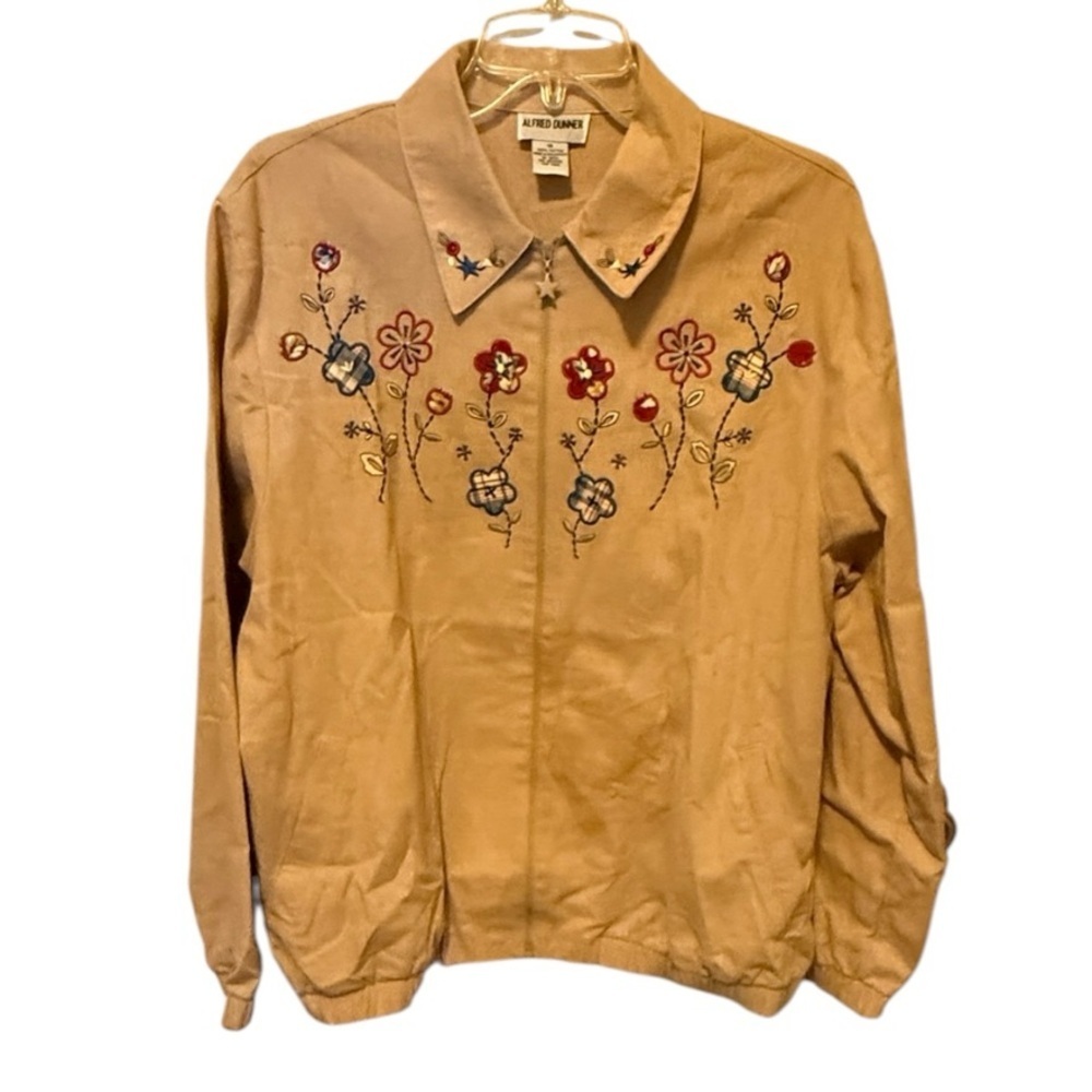 Vintage Alfred Dunner Floral Embroidered Jacket